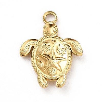 Ion Plating(IP) 201 Stainless Steel Pendants LS-STAS-P312-09G-1
