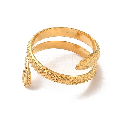 304 Stainless Steel Cuff Rings for Women RJEW-G291-02G-1