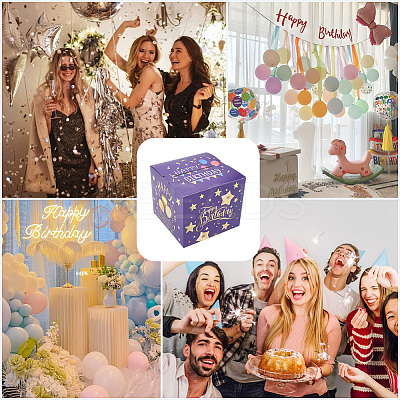 Happy Birthday Day Money Box for Cash Gift Pull DIY-WH200050-31A-1