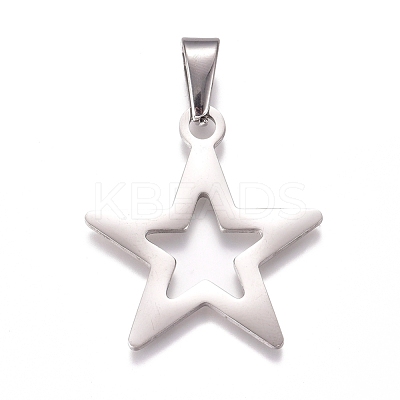 Tarnish Resistant 304 Stainless Steel Pendants STAS-I135-23P-1