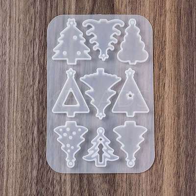 Christmas Pendants DIY Silicone Mold DIY-K073-19B-1