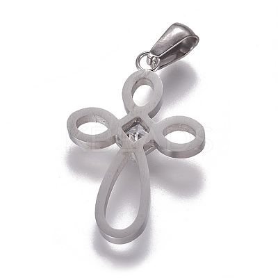 304 Stainless Steel Pendants STAS-F215-03-1