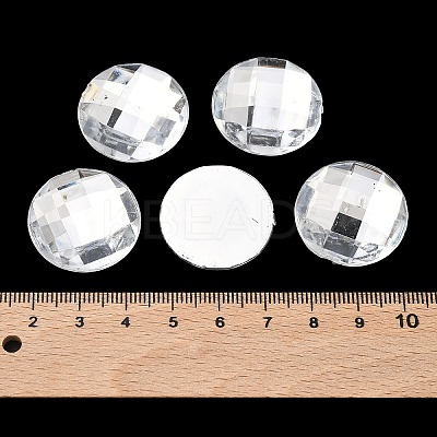 Acrylic Rhinestone Cabochons GACR-R002-25mm-08-1