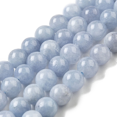 Dyed Natural Malaysia Jade Beads Strands G-G021-02B-22-1