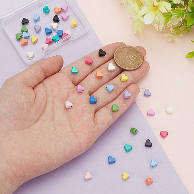 48Pcs 12 Colors Alloy Beads FIND-PH0020-04-1