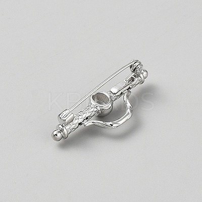 Alloy Kilt Pins for Clothes JEWB-WH0056-009P-1
