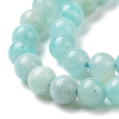 Natural Amazonite Round Beads Strands G-A025-01A-1