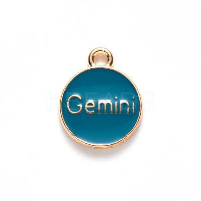 Alloy Enamel Pendants ENAM-S124-01B-05I-1