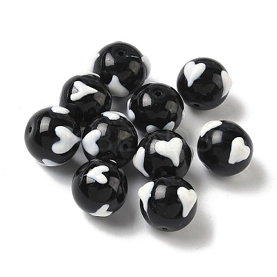 Handmade Glass Enamel Beads GLAA-K070-45C-1