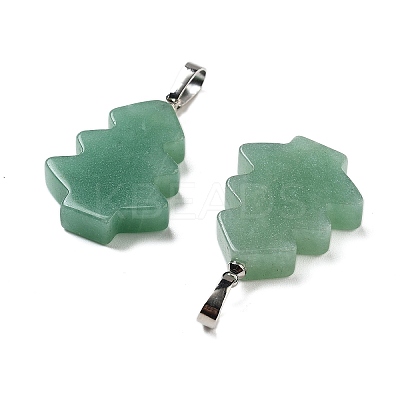 Natural Green Aventurine Pendants G-A203-01H-P-1