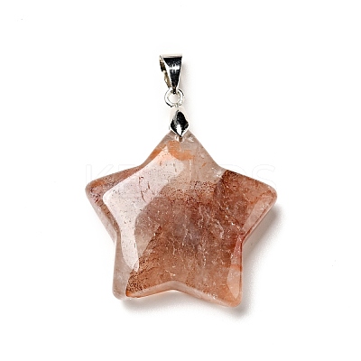 Natural Mixed Gemstone Pendants G-I319-04P-C-1