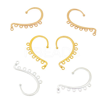 30Pcs 3 Colors Alloy Ear Cuff Findings FIND-TA0004-49-1