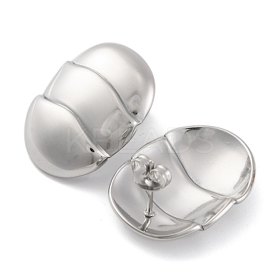 Non-Tarnish 304 Stainless Steel Stud Earrings for Women EJEW-N054-22P-1