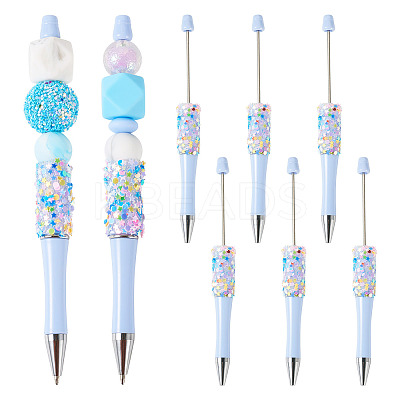 8Pcs Star Sequin Ball-Point Pen FIND-TA0006-16-1