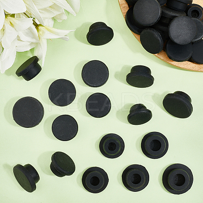 30Pcs 5 Styles Silicone Hole Plugs AJEW-GF0011-63A-1