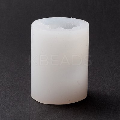 Cat with Flower Food Grade Silicone Molds DIY-M031-33-1