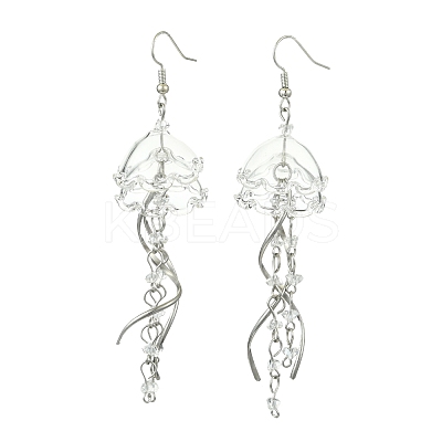 Iron Dangle Earrings EJEW-FS00021-1