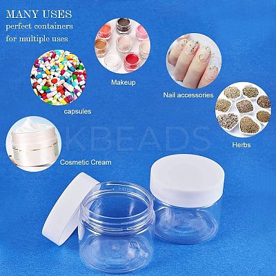 Transparent Plastic Bead Containers PH-CON-WH0028-01B-1