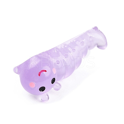 Luminous Resin Worm Ornament DJEW-R011-01A-03-1