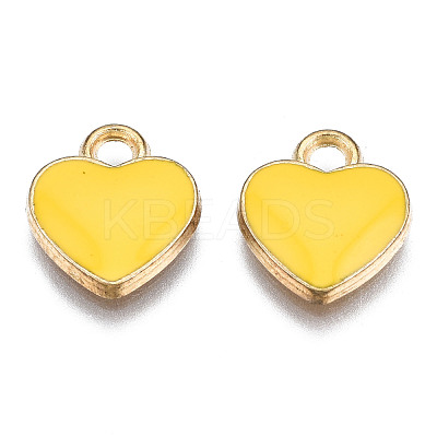 Alloy Enamel Charms ENAM-S121-041K-1