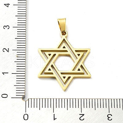 304 Stainless Steel Pendants X-STAS-D036-04G-1