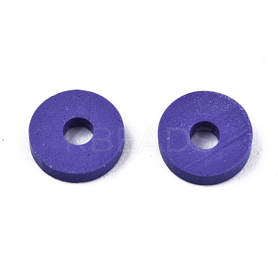 Handmade Polymer Clay Beads CLAY-Q251-8.0mm-100-1