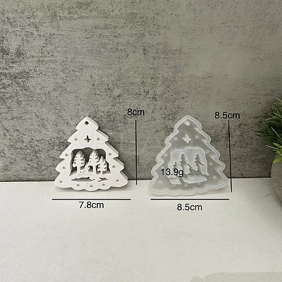 DIY Christmas Theme Decoration Silicone Molds DIY-Q138-01C-01-1