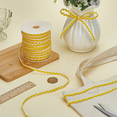 2 Bundles Polypropylene Wavy Fringe Trim Ribbon OCOR-FG0003-05C-1