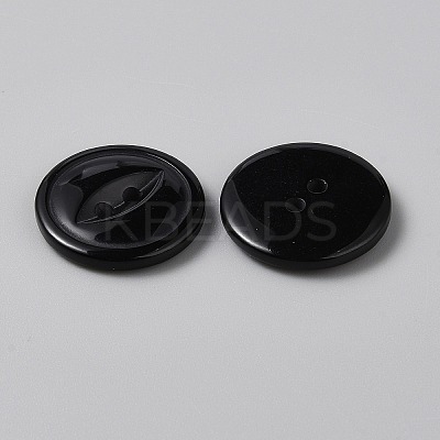 2-Hole Resin Buttons LS-FIND-WH0170-88H-01-1