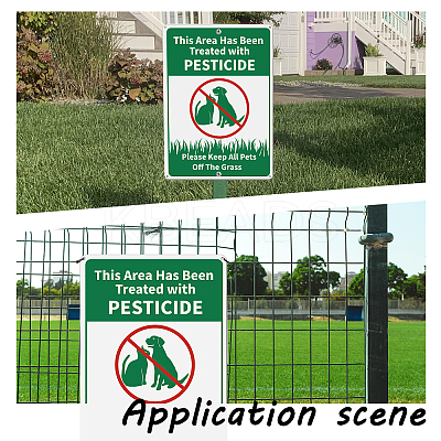 UV Protected & Waterproof Aluminum Warning Signs AJEW-WH0111-H11-1