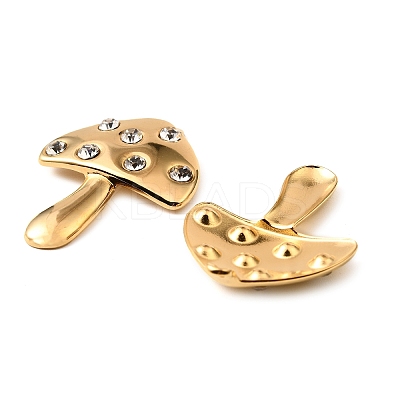 304 Stainless Steel Rhinestone Pendants STAS-Z145-15G-01-1