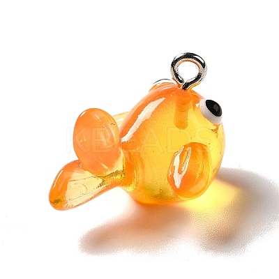 Marine Series Transparent Resin Pendants RESI-E031-02P-06-1