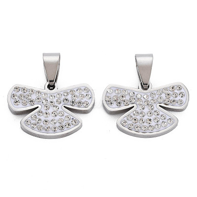201 Stainless Steel Pendants STAS-N095-42P-1