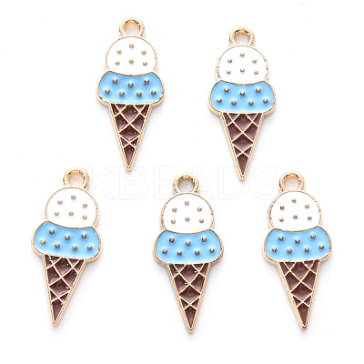 Alloy Enamel Pendants X-ENAM-R059-06B-RS-1