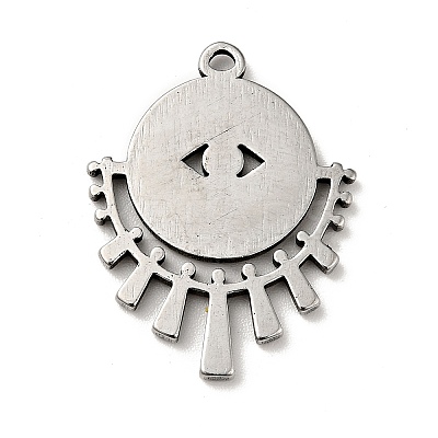 Non-Tarnish 304 Stainless Steel Pendant Rhinestone Settings STAS-G278-09P-1