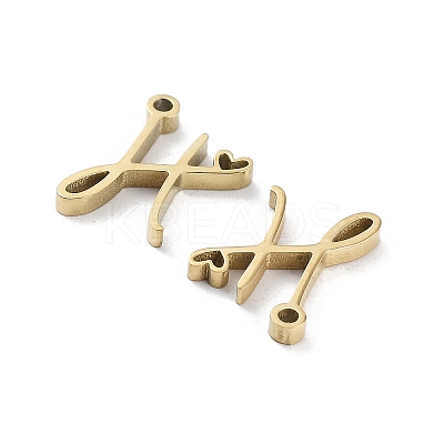 304 Stainless Steel Charms STAS-M327-02G-H-1