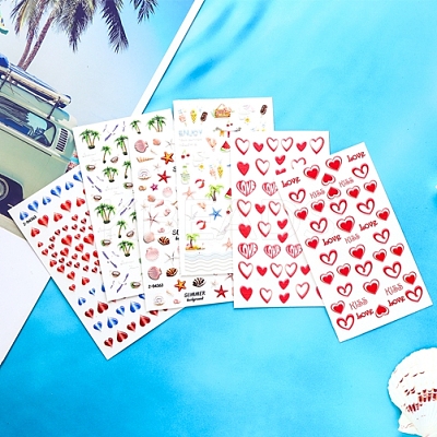 Valentine's Day 5D Love Nail Art Sticker Decals MRMJ-R109-Z-DM2-1