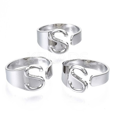 Alloy Cuff Finger Rings RJEW-S038-195S-P-NR-1