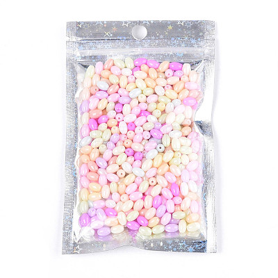 Glitter Holographic Star Plastic Packaging Yin-yang Resealable Bags OPP-N002-02G-1