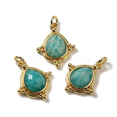 Natural Mixed Stone Faceted Pendants G-C096-02G-1