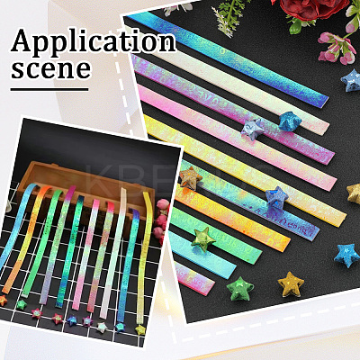 900Pcs 10 Bags Lucky Star Origami Paper DIY-SC0031-29-1