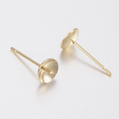 304 Stainless Steel Stud Earring Findings STAS-H436-25-6mm-1