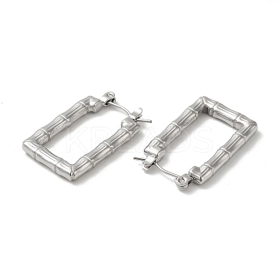 Non-Tarnish 304 Stainless Steel Hoop Earrings for Women EJEW-Z026-26P-1