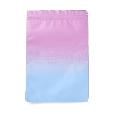 Two Tone Rectangle Plastic Zip Top Gift Bags OPP-B006-01A-02-1