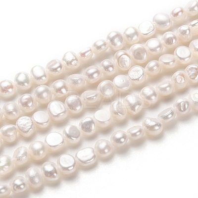 Natural Cultured Freshwater Pearl Beads Strands PEAR-N014-04B-1