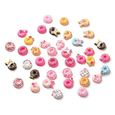 Cartoon Opaque Imitation Food Resin Decoden Cabochons RESI-K019-49-1
