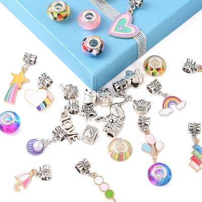 DIY European Style Bracelet Making Kit DIY-YW0005-32-1