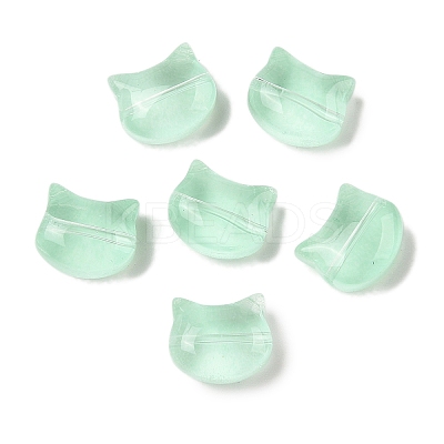 Transparent Spray Paint Glass Beads GLAA-Z011-03A-1