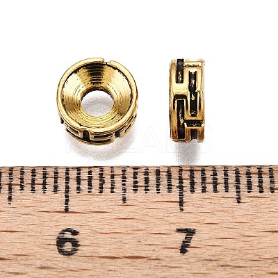 Tibetan Style Spacer Beads TIBEP-S315-46AG-NR-1