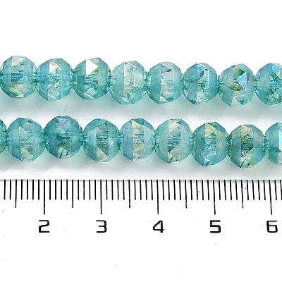 Baking Paint Glass Beads Strands GLAA-H032-05-04-1